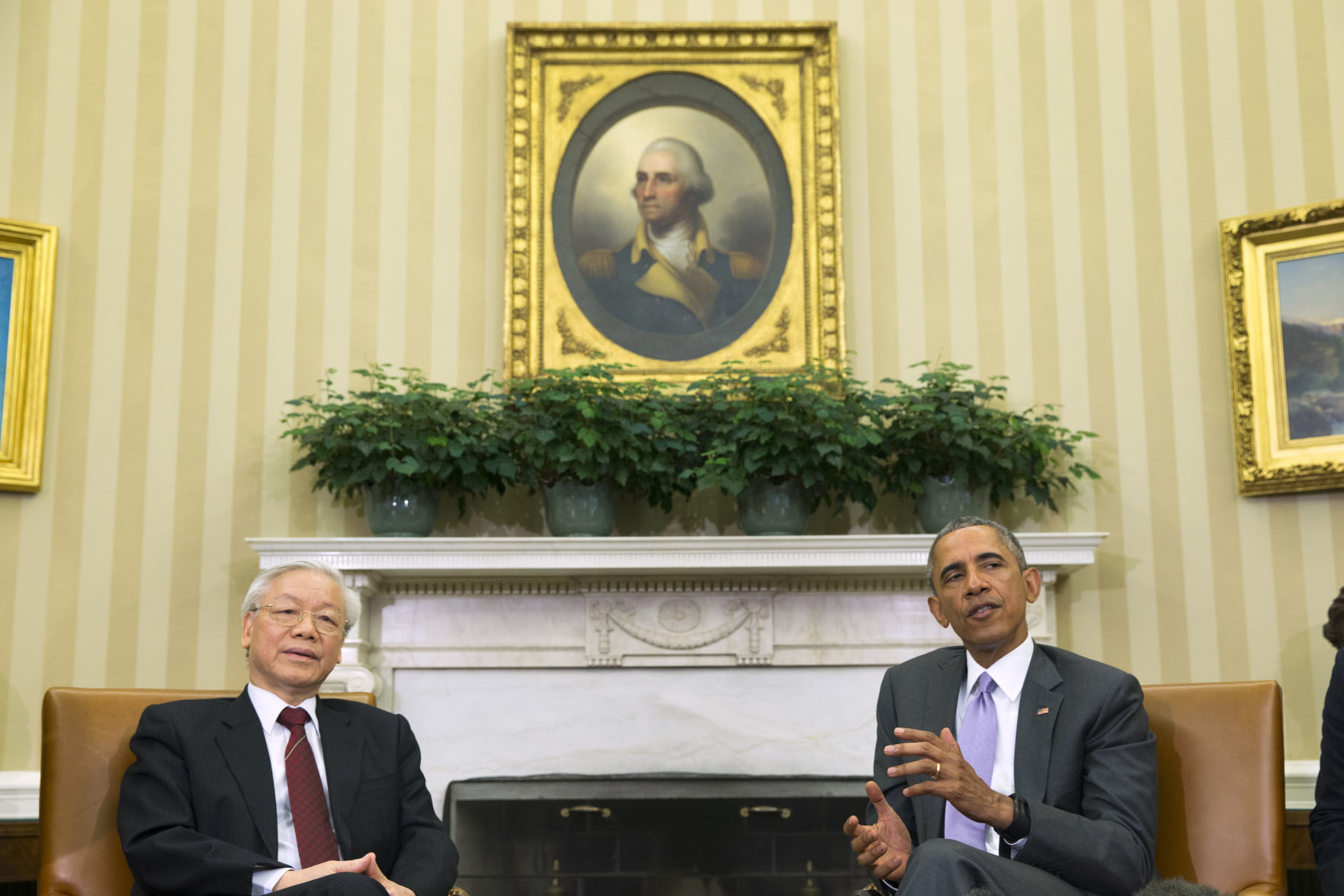 2015: Barack Obama and Nguyen Phu Trong
